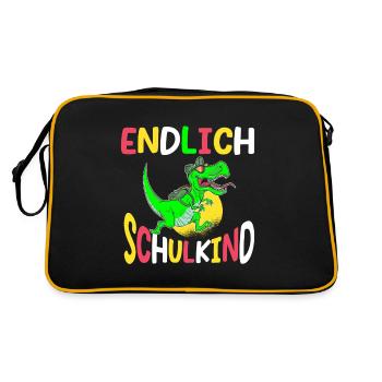 School 1st Grade - Retro Bag - black/gold - Back