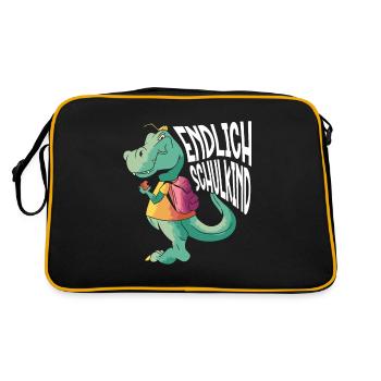 School 1st Grade - Retro Bag - black/gold - Back