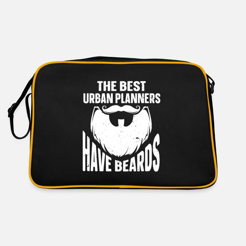 Beard Quote Bearded Men Retro Tasche