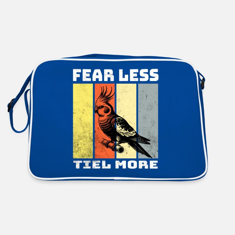 Nymphensittich Sprüche Retro Tasche