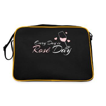 Rosé Wine Glasses Vino - Retro Bag - black/gold - Back