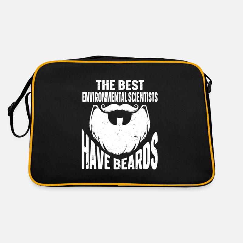 Beard Quote Bearded Men Retro Tasche