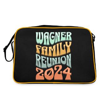 Wagner Family Reunion 2024 - Retro Bag - black/gold - Back