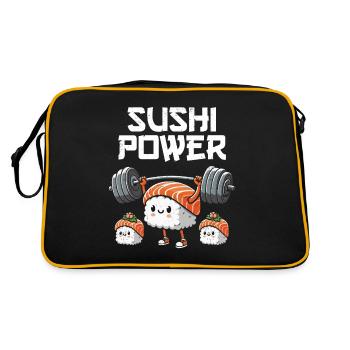 Sushi - Sac Retro - noir/or - Dos