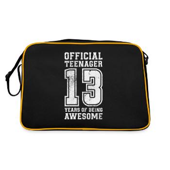 Adolescent - Sac Retro - noir/or - Dos