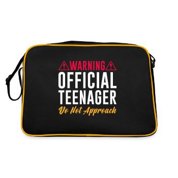 Teen Teen Teen Teens Teeny Gift - Retro Bag - black/gold - Back