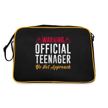 Adolescent - Sac Retro - noir/or - Dos