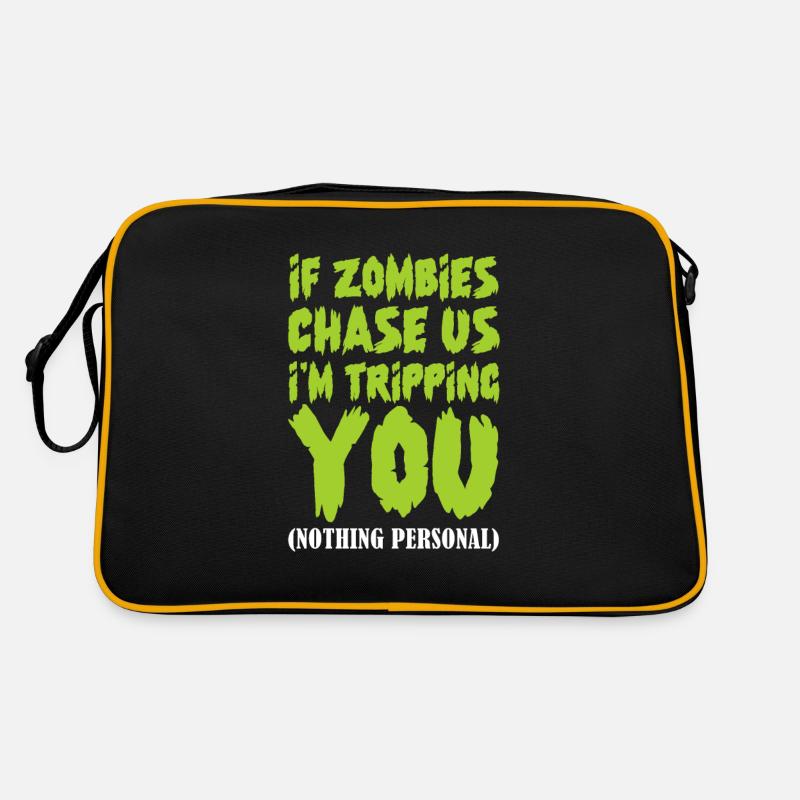 Zombie Zombie-Jäger Zombieapokalypse Geschenk Retro Tasche
