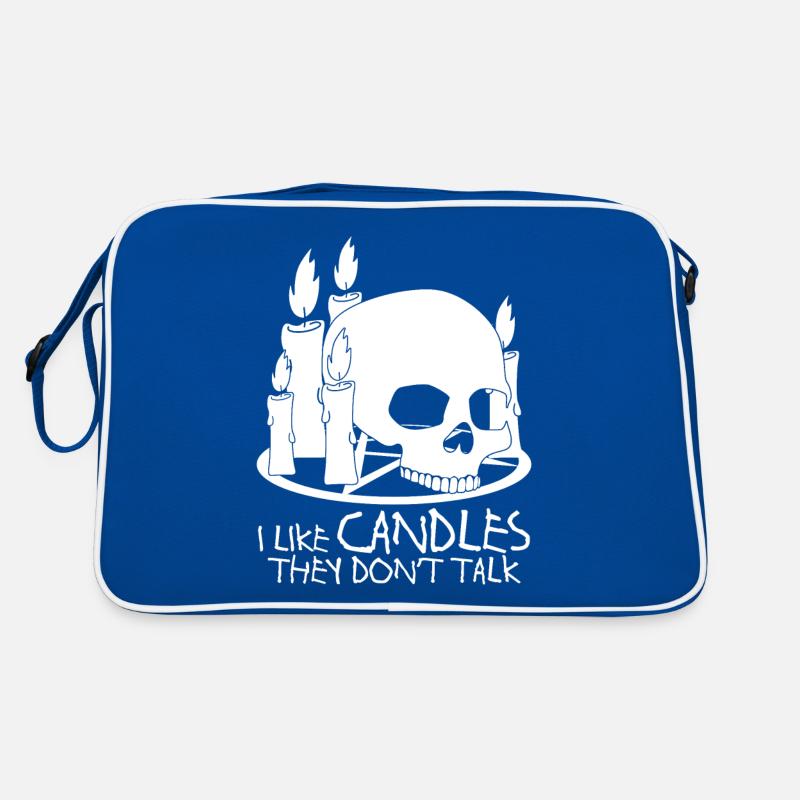 Candles Skull Candle Candlemaking Retro Tasche