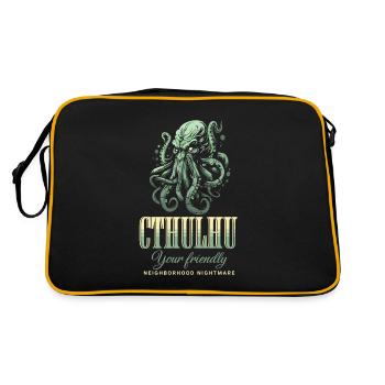 Nightmare - Cthulhu Cult Lovecraft Necronomicon - Retro Bag - black/gold - Back