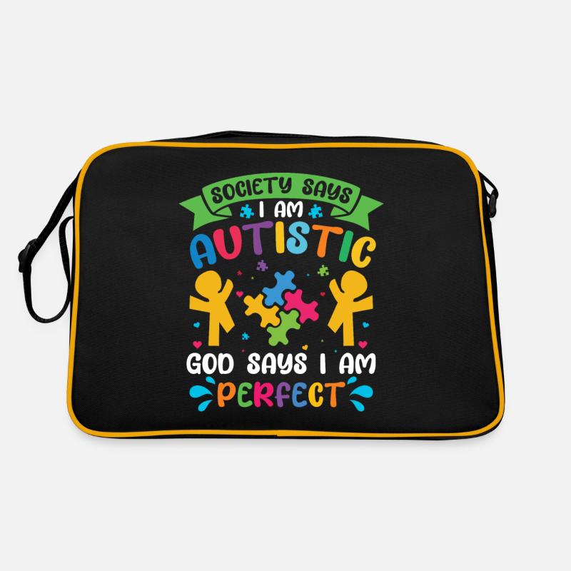 Autism Awareness Day Autistic Gift Retro Bag