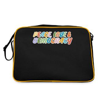 Democratic Elections Democracy - Retro Bag - black/gold - Back