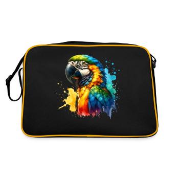 Parrot - Retro Bag - black/gold - Back