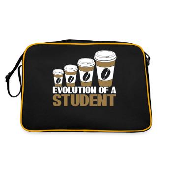 Étudiants Café Etudiant - Sac Retro - noir/or - Dos