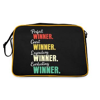 Winner - Retro Bag - black/gold - Back