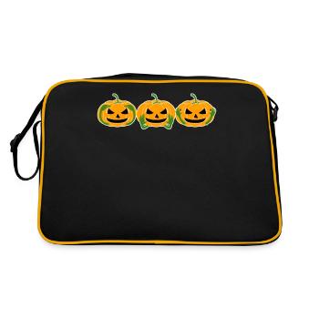 Citrouille Trois Singes 3 Citrouilles - Sac Retro - noir/or - Dos