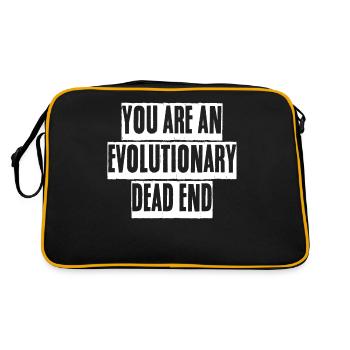 Darwinism Misanthrope Darwin - Retro Bag - black/gold - Back
