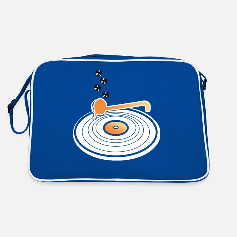 Vinyl Record Player Disk Jockey Retro Bag