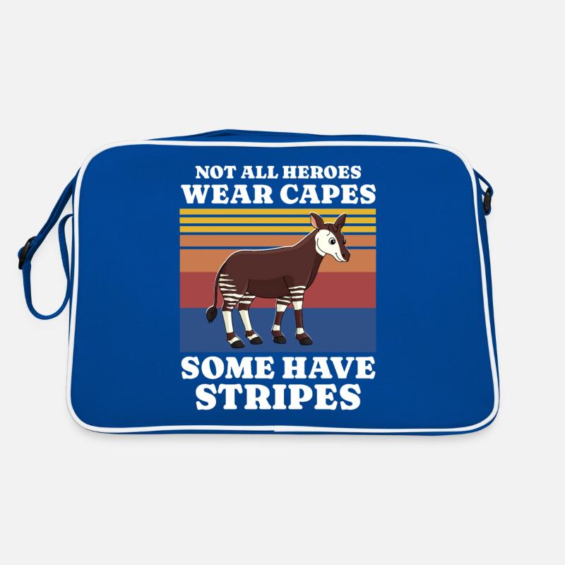 Okapi Forest Giraffe Saying Retro Bag