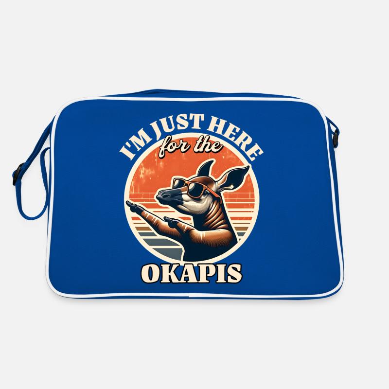 Okapi Forest Giraffe Sayings Retro Bag