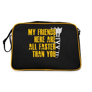 Archery Joke Compound Bow Recurve Bow - Retro Bag - black/gold - Back