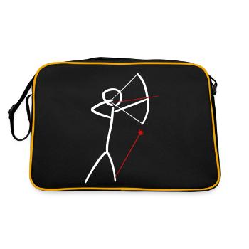 Archery Compound Bow Recurve Bow - Retro Bag - black/gold - Back