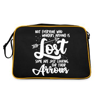 Archery Recurve Bow Compound Bow - Retro Bag - black/gold - Back