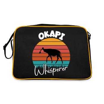 Okapi Whisperer - Retro Bag - black/gold - Back