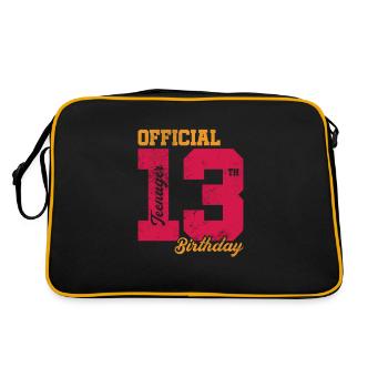 Adolescent - Sac Retro - noir/or - Dos