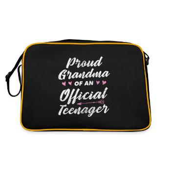 Adolescent - Sac Retro - noir/or - Dos