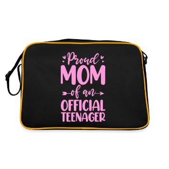 Teen Teen Teen Teens Teeny Gift - Retro Bag - black/gold - Back