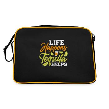 Tequila - Retro Bag - black/gold - Back