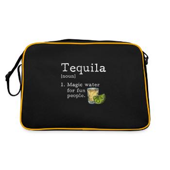 Tequila - Retro Bag - black/gold - Back