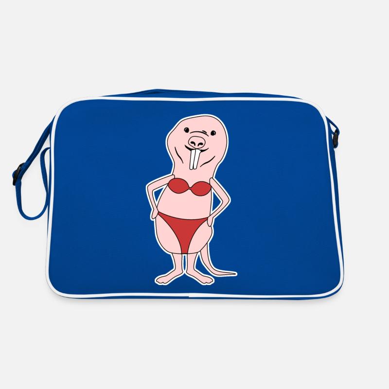 Naked Mole Rat Bikini Retro Tasche