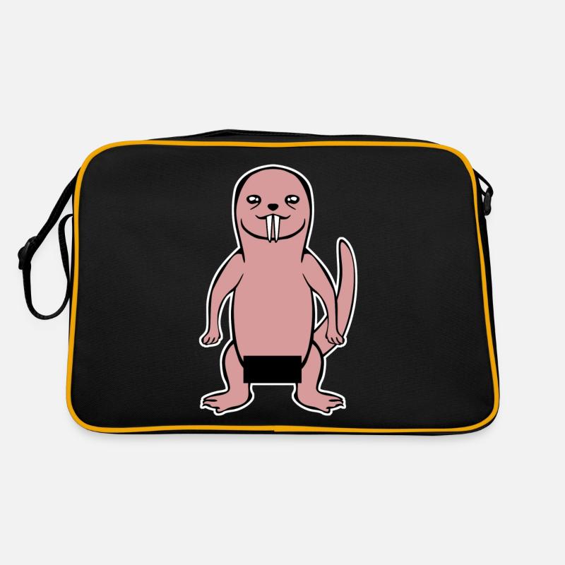 Rat taupe nu Sac Retro