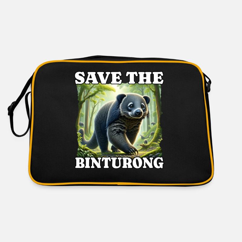 Save Binturong Retro Tasche