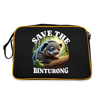 Save Marderbär - Retro Bag - black/gold - Back