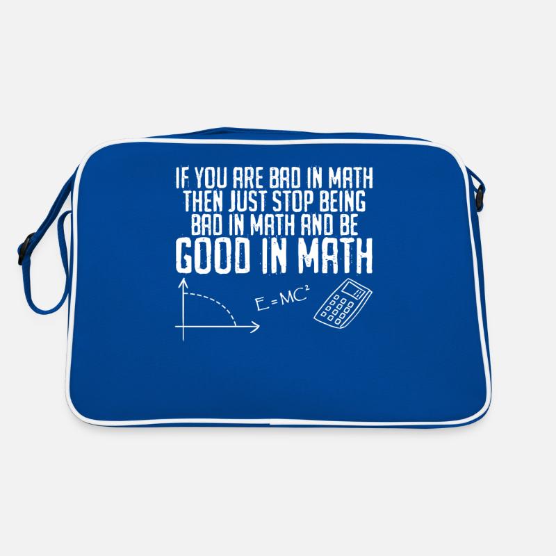 Math Maths Mathematics Physics Teacher Retro Bag