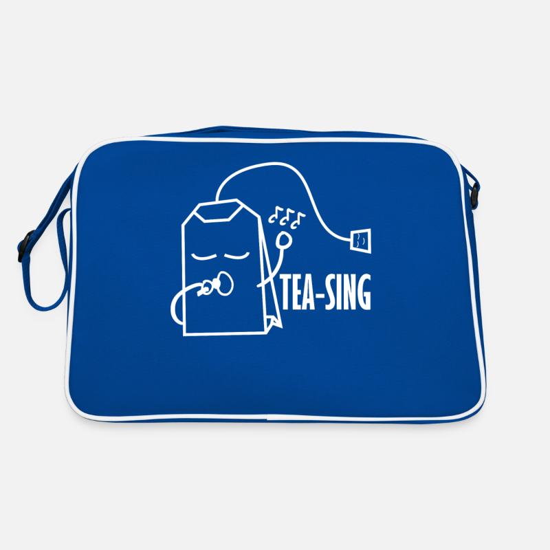 Singing Tea Bag Tea Cup Tea Mug Teapot Retro Tasche