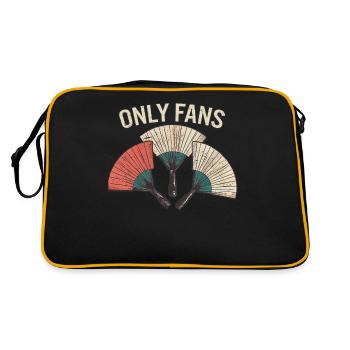 Drôle Fans Vintage Fan Humour Rétro Graphique - Sac Retro - noir/or - Dos