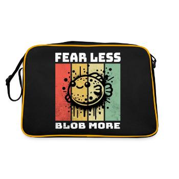Blobfish Blobfisch - Retro Bag - black/gold - Back