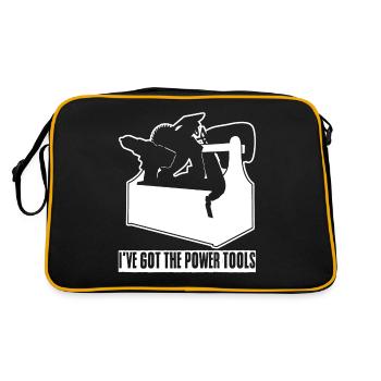 Best Power Tool Electric Tools Toll Bag - Retro Bag - black/gold - Back