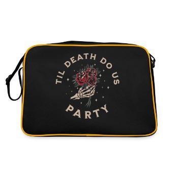 Enterrement de vie de garçon et de garçon - Sac Retro - noir/or - Dos
