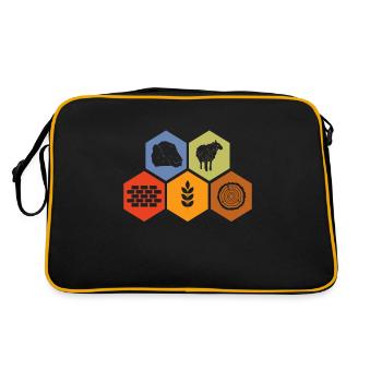 Board Game Board Games Game Night Games Gift - Retro Bag - black/gold - Back
