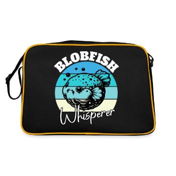 Blobfish Whisperer - Retro Bag - black/gold - Back