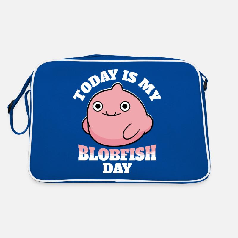Blobfisch Blobfish Retro Tasche