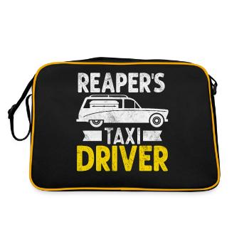 Faucheurs Chauffeur de taxi Drôle Directeur de funérailles Morgue - Sac Retro - noir/or - Dos