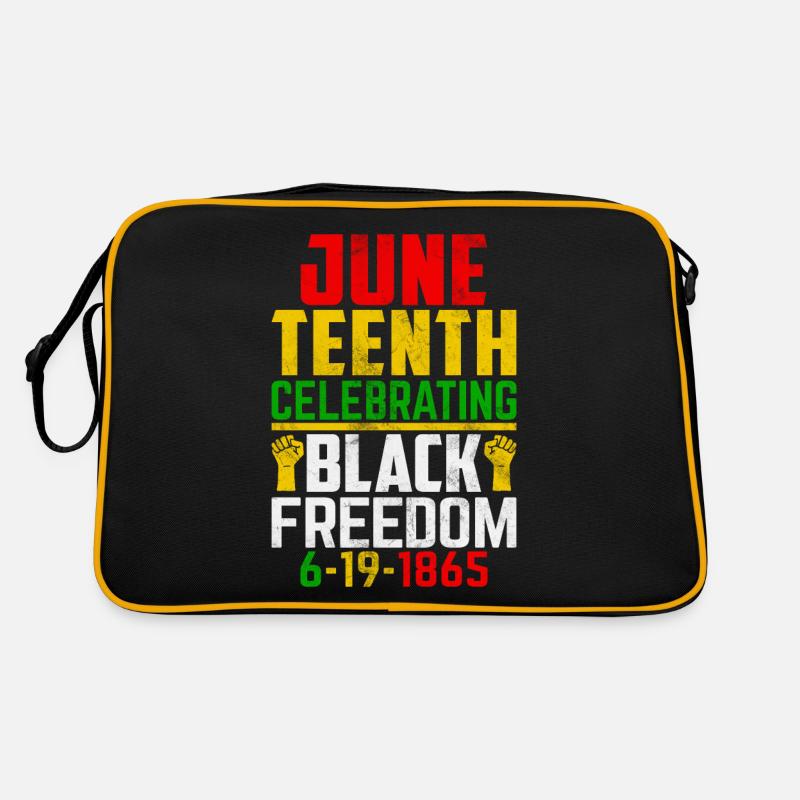 Juneteenth Célébration de la liberté des Noirs 1865 Africain Sac Retro