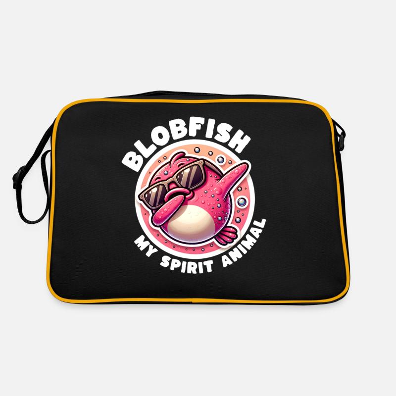 Dictons amusants de Blobfish Sac Retro