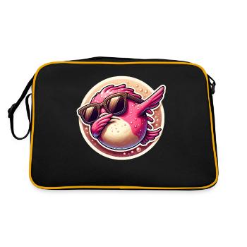 Blobfish - Retro Bag - black/gold - Back